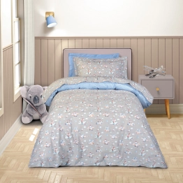 Σετ Σεντόνια Βαμβακερά Μονά 170x240εκ. Essential 8851 Μωβ-Ροζ Greenwich Polo Club