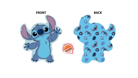 Διακοσμητικό Μαξιλάρι Velboa 20εκ. Stitch 680 Sky Blue Disney Home