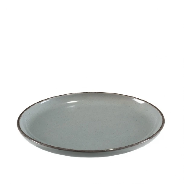 Πιατέλα Σερβιρίσματος Stoneware Tuscany Grey-Blue ESPIEL 32x2,8εκ. ATA150K6