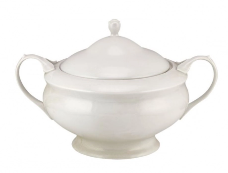 Σουπιέρα Πορσελάνης Λευκή 3,5lt Athens WM Collection N970/athens