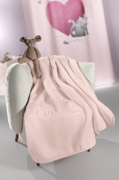 Κουβέρτα Soft Velvet Κούνιας 110x140εκ. Logo Pudra Guy Laroche