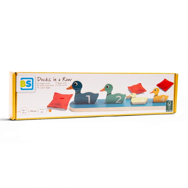 Τα Παπάκια Στη Σειρά 40x6x10εκ. Bs Toys GA454