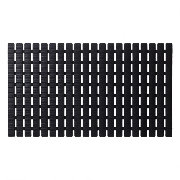 Ταπέτο Αντιολισθητικό Μπανιέρας PP&TPE 39x69εκ. Nora Black Sealskin 800650