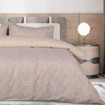 Σετ Σεντόνια Φανελένια Μονά 170x260εκ. Happy Flannel Line 9680 Grey-Yellow Das Home