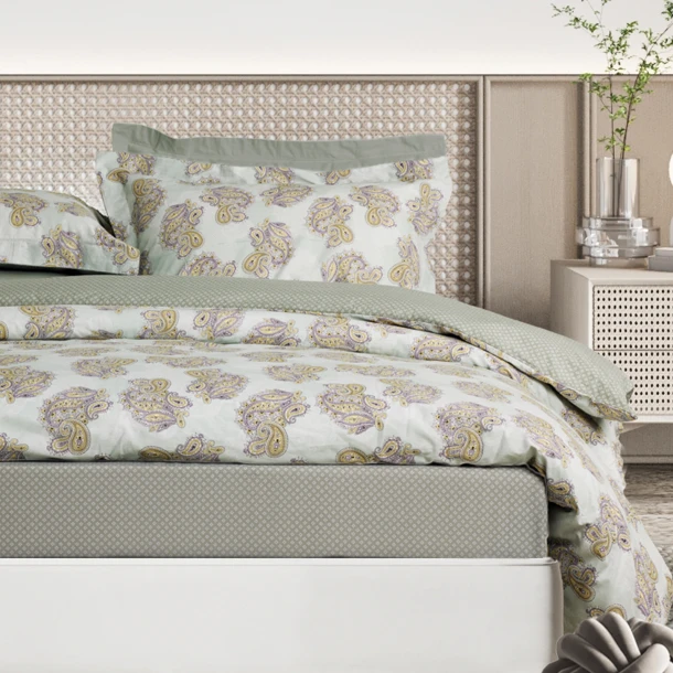 Σετ Σεντόνια Βαμβακερά King 260x280εκ. Happy 9686 Mint Das Home