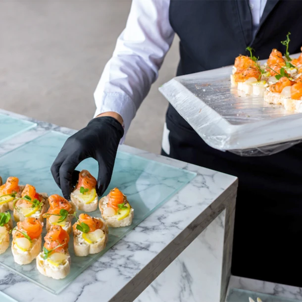 Γάντια Νιτριλίου Μαύρα Χωρίς Πούδρα 100 τεμ Practic