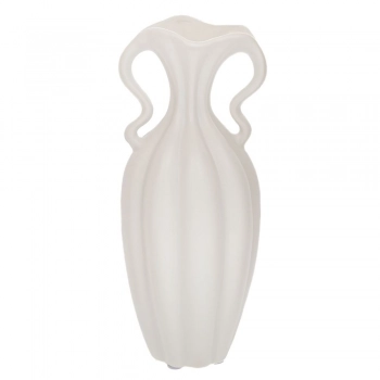 Βάζο Κεραμικό Λευκό 13x30εκ. iliadis 91527
