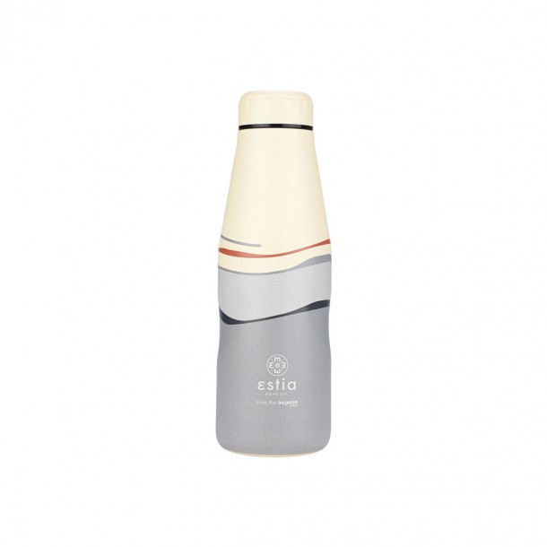 Θερμός-Μπουκάλι Ανοξείδωτο Flask Ecozen Horizon Save The Aegean Estia 500ml-7x7x22,3εκ. 01-22204