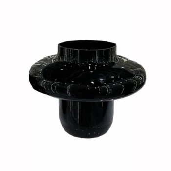 Βάζο Γυάλινο Μαύρο Φ17x30εκ. Art Et Lumiere 30329