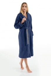 Μπουρνούζι Βαμβακερό Casual Marine Medium Guy Laroche