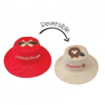 Καπέλο Διπλής Όψης UPF50 4-6Ετών Canoe-Beaver FlapJackKids LUV0156L