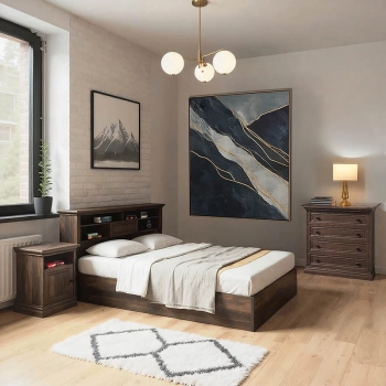 Σετ κρεβατοκάμαρας Mozart pakoworld 3 τμχ 160x200εκ