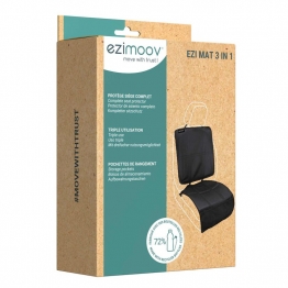Ezi – Mat 3 σε 1 Για Κάθισμα Αυτοκινήτου Polyester Μαύρο 123x48,5εκ. Ezimoov EZ-1201