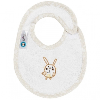 Σαλιάρα Polycotton Μικρή Elephant Εκρού 19123