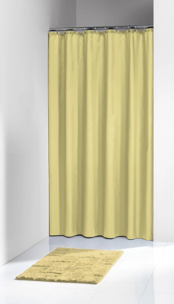 Κουρτίνα Μπάνιου Αδιάβροχη Πλαστική 180x200εκ. Κίτρινη Granada Sealskin 217001341