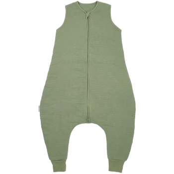 Υπνόσακος Βαμβακερός Με Ποδαράκια 2.0Tog 18-36 Μηνών/86-98εκ. Muslin Olive Green Meyco MEY-247.000.68.05