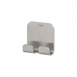 Κρεμάστρα 2 Θέσεων Ανοξείδωτη Inox 5x2x4,9εκ. Tiger Colar 1314630946
