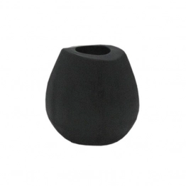 Κηροπήγιο Κεραμικό Μαύρο Art Et Lumiere 12,5x12εκ. 30804