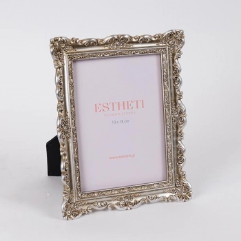 Κορνίζα Polyresin Ασημί 13x18εκ. ESTHETI 756-12190