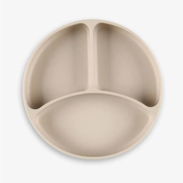 Πιάτο Σιλικόνης Με Βεντούζα Light Brown Minene 13312011870OS