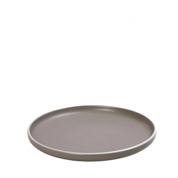 Πιάτο Φρούτου Stoneware Γκρι Mood Nordic Step ESPIEL 20,3x20,3x2,5εκ. ATA121K6