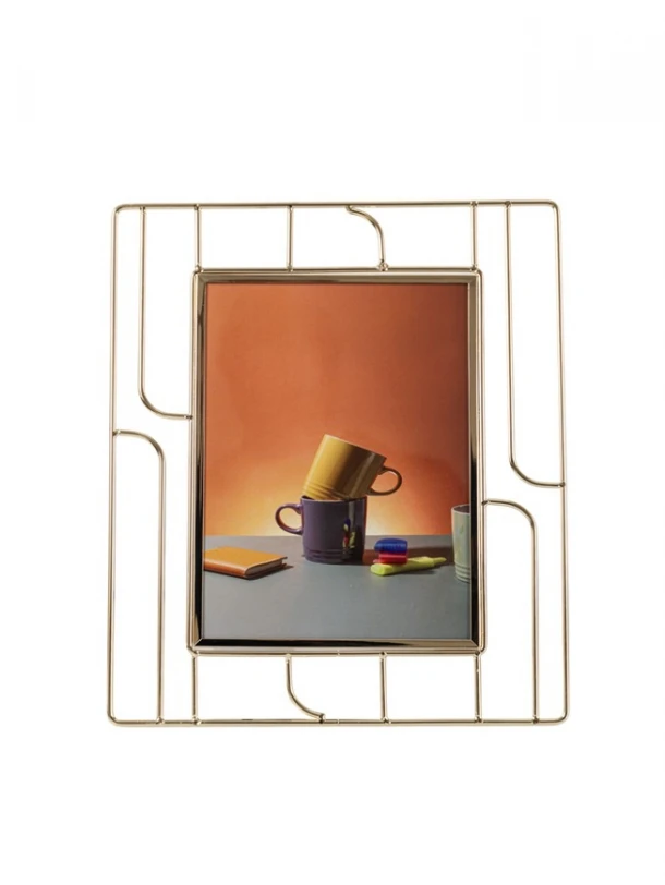 Κορνίζα Μεταλλική Χρυσή 15x20εκ. Zen Collection 26.24.53006