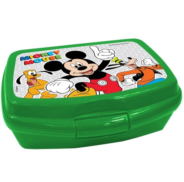 Φαγητοδοχείο Πλαστικό PP Mickey 600ml/16,5x12,5x6εκ. Homie 50-2492