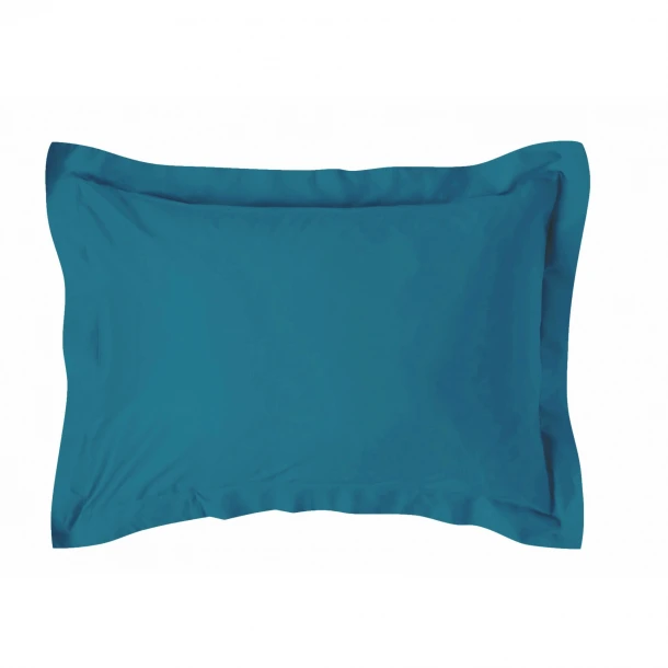 Σεντόνι Μεμονωμένο Βαμβακοσατέν Υπέρδιπλο Με Λάστιχο 170x200+30εκ. Alma 5 Petrol Makis Tselios