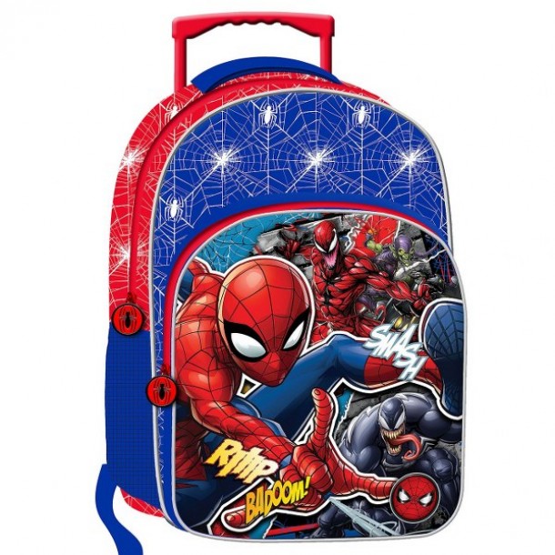 Τσάντα Δημοτικού Τρόλεϊ 31x18x43εκ. Spiderman 50-3104