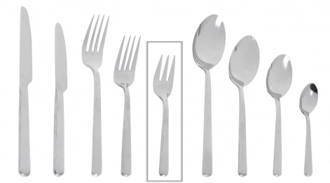 Πηρουνάκι Γλυκού Ανοξείδωτο 18/0 Fortune ESPIEL 14,7εκ.-3mm CUS308K12