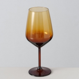 Ποτήρι Κρασιού Γυάλινο Καφέ Ντεγκραντέ Mowine Lacquered 9x22εκ. MSA 20-25-649