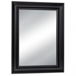 Καθρέπτης Τοίχου Πλαστικός (Εφέ Ξύλου) Μαύρος 80x120εκ. iliadis 91868