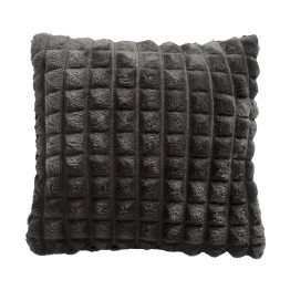 Διακοσμητική Μαξιλαροθήκη 40x40εκ. Polyester 1390 Dark Grey Das Home