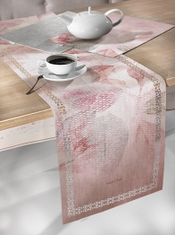 Runner Αλέκιαστο 2 Όψεων Polyester 2041 Old Pink Laser Cut 40x160εκ. Saint Clair