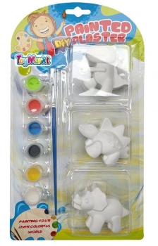 Σετ Χρωματισμού Δεινοσαυράκια σε Καρτέλα 16x30εκ. Toy Markt 71-3118