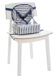 Φορητό Κάθισμα Φαγητού-Βόλτας Μπλε Ριγέ Easy Up Baby To Love BTL302023