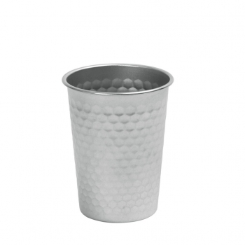 Ποτήρι Ανοξείδωτο Σφυρήλατο 18/10 Ασημί Snow ESPIEL 350ml-8,3x10εκ. FEV128