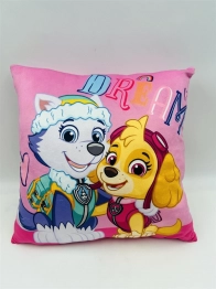 Διακοσμητικό Μαξιλάρι Velboa 38x38εκ. Nickelodeon Paw Patrol 609 Pink DimCol