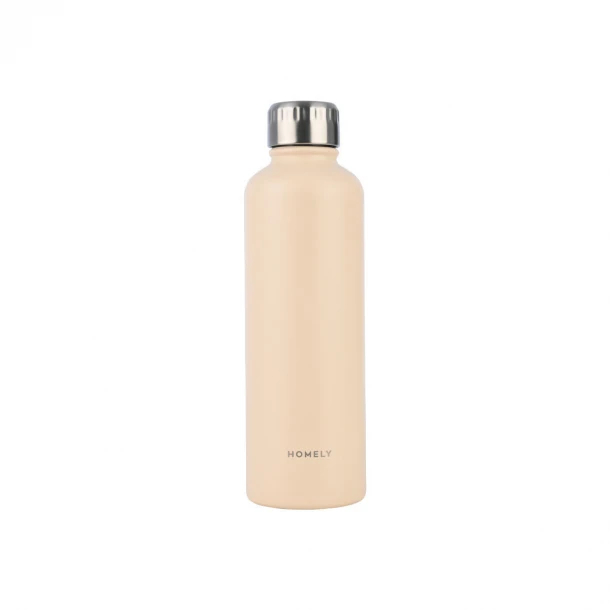 Θερμός-Μπουκάλι Ανοξείδωτο Flask Homely Sandstone 500ml-7x7x23εκ. Estia 01-32579
