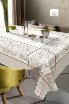 Τραπεζομάντηλο Αλέκιαστο Polyester 1046 Natural 145x260εκ. Saint Clair