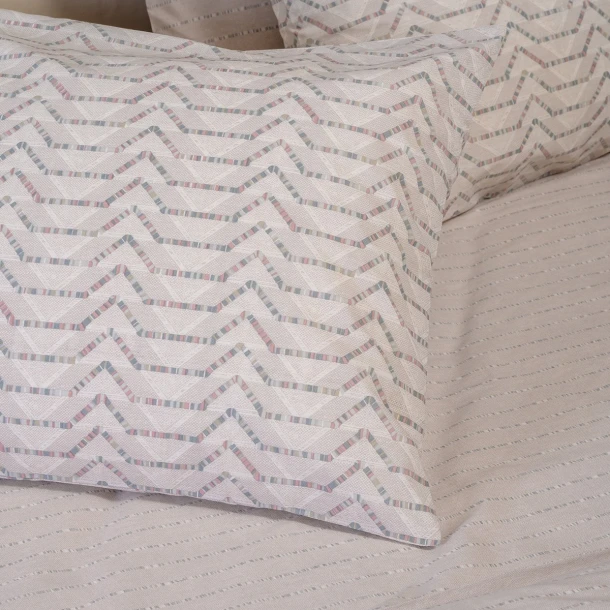 Ζεύγος Μαξιλαροθήκες Βαμβακερές 50x70εκ. Paris Grey Ultra Line Melinen 20005850