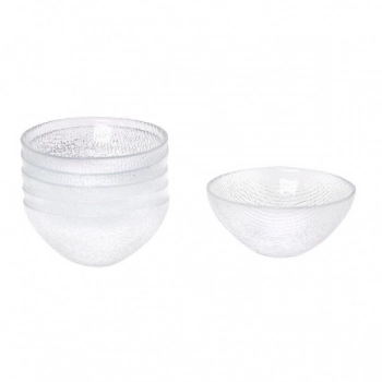 Μπωλ Παγωτού Σετ 6τμχ Γυάλινο 13εκ. Cotton Clear CRYSPO TRIO 80.214.23