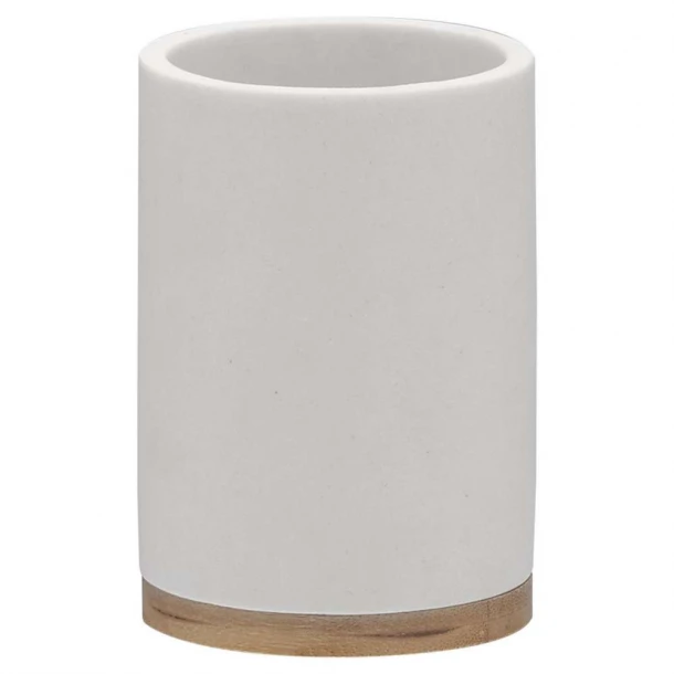 Ποτηροθήκη Polyresin 7,3x10,6εκ. Grace White Sealskin 361910410