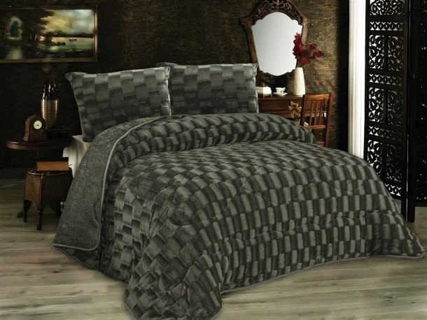 Κουβερτοπάπλωμα Fleece Υπέρδιπλο 220x240εκ. 1940 Olive DimCol