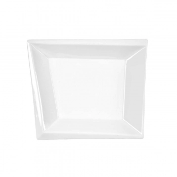 Πιάτο Βαθύ Πορσελάνης Diagonal Λευκό Art Et Lumiere 25x20x4,5εκ. 06986