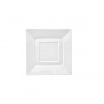 Πιατάκι Για Φλυτζάνι Cappuccino Πορσελάνης Λευκό Must Art Et Lumiere 13,5εκ. 06674