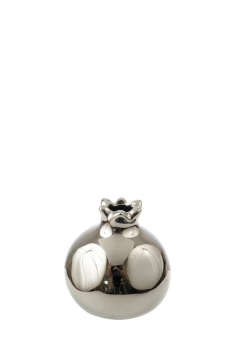 Ρόδι Κεραμικό Ασημί 7,6εκ. Zen Collection 24.3.50530