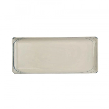 Πιατέλα Σερβιρίσματος Πορσελάνης Ιβουάρ-Μπλε Frame Kutahya 35x15εκ. KX890670T3515