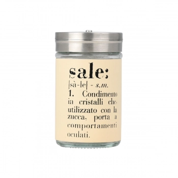 Δοχείο Για Αλάτι Γυάλινο Μπεζ Allure 4,8x8,2εκ. Estia 01-28787