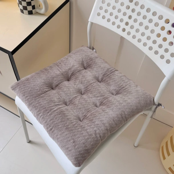 Μαξιλάρι Καρέκλας Faux Fur 40x40εκ. Fur Mocca Melinen 20006681